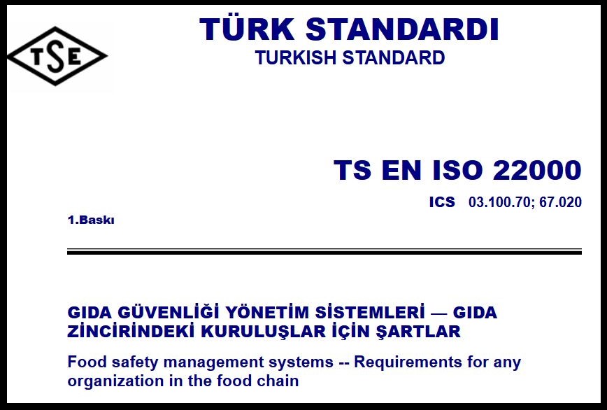 ISO 22000 2018 Turkce Gıda Güvenliği PDF