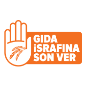 Gıda israfına son ver logo