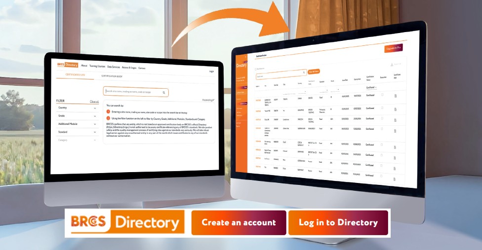 BRCGS Directory | Belgeli Firmalar ve Hesap Oluşturma